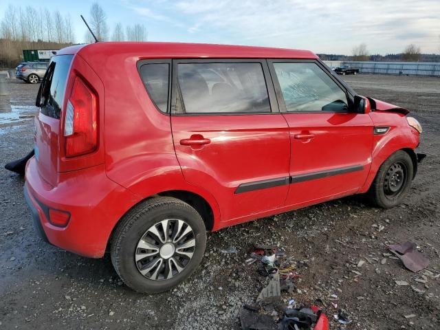 KNDJT2A58D7600022 - 2013 KIA SOUL RED photo 3