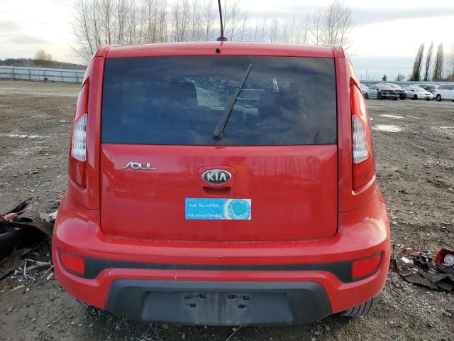 KNDJT2A58D7600022 - 2013 KIA SOUL RED photo 6