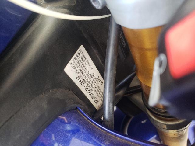 JYARN15E56A001209 - 2006 YAMAHA YZFR1 BLUE photo 10