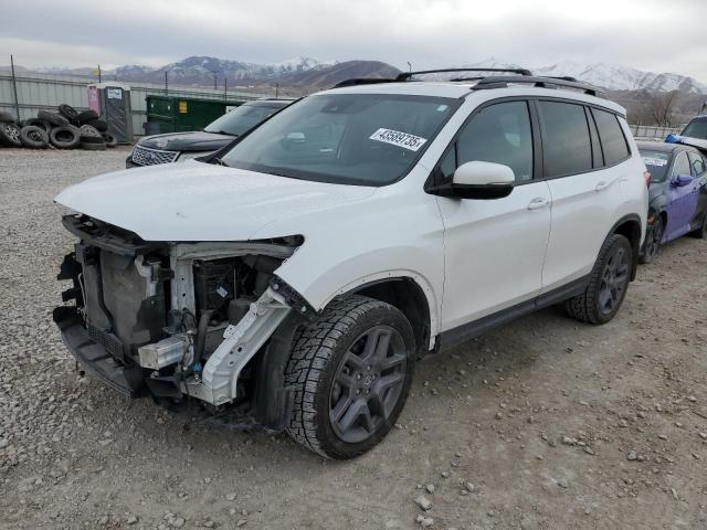 5FNYF8H5XNB019129 - 2022 HONDA PASSPORT EXL WHITE photo 1
