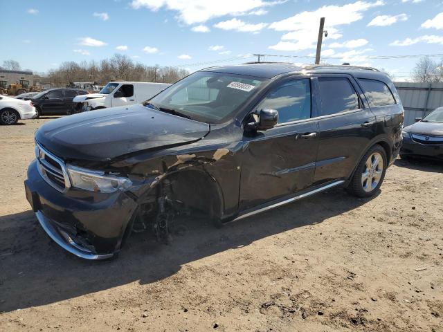 1C4RDJDG2EC351751 - 2014 DODGE DURANGO LIMITED BLACK photo 1