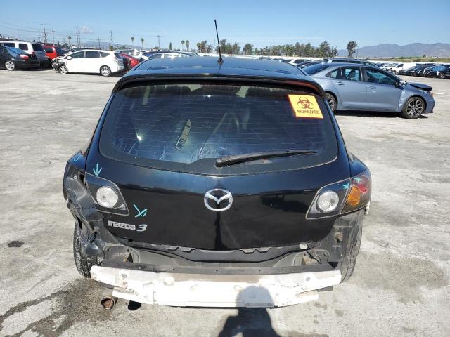 JM1BK343941185321 - 2004 MAZDA 3 HATCHBACK BLACK photo 6