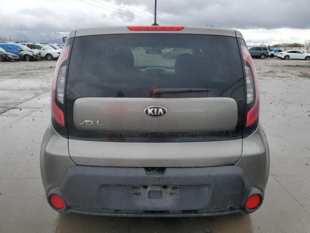 KNDJN2A22E7036644 - 2014 KIA SOUL GRAY photo 6