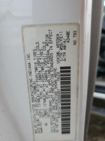 5TBRT34112S294987 - 2002 TOYOTA TUNDRA ACCESS CAB თეთრი ფოტო 13