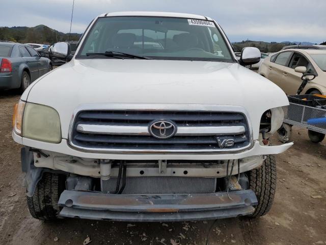 5TBRT34112S294987 - 2002 TOYOTA TUNDRA ACCESS CAB თეთრი ფოტო 5