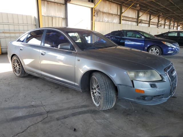 WAUEH74F97N056115 - 2007 AUDI A6 S-LINE QUATTRO GRAY photo 4