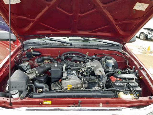 5TESM92N54Z347047 - 2004 TOYOTA TACOMA XTRACAB PRERUNNER 红色 照片 7