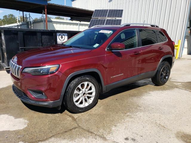 1C4PJLCB1KD171250 - 2019 JEEP CHEROKEE LATITUDE BURGUNDY photo 1