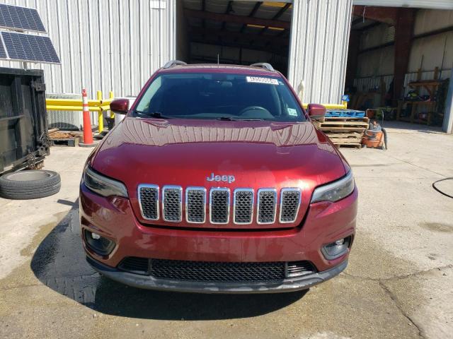 1C4PJLCB1KD171250 - 2019 JEEP CHEROKEE LATITUDE BURGUNDY photo 5