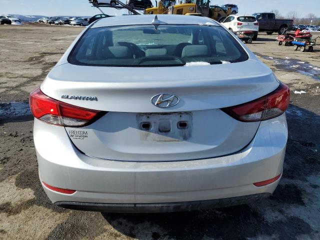 KMHDH4AE3FU229507 - 2015 HYUNDAI ELANTRA SE SILVER photo 6