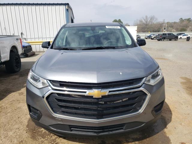 1GNERFKW2MJ205763 - 2021 CHEVROLET TRAVERSE LS SILVER photo 5