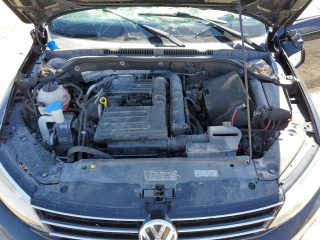 3VW267AJ7GM379316 - 2016 VOLKSWAGEN JETTA S BLACK photo 11