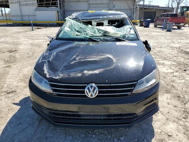 3VW267AJ7GM379316 - 2016 VOLKSWAGEN JETTA S BLACK photo 5