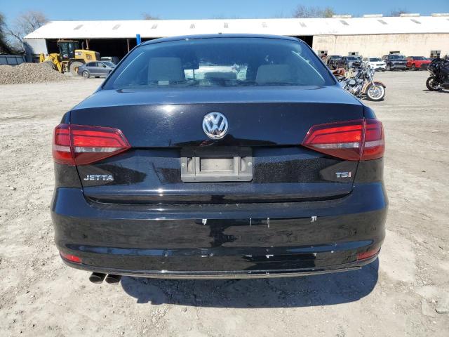 3VW267AJ7GM379316 - 2016 VOLKSWAGEN JETTA S BLACK photo 6