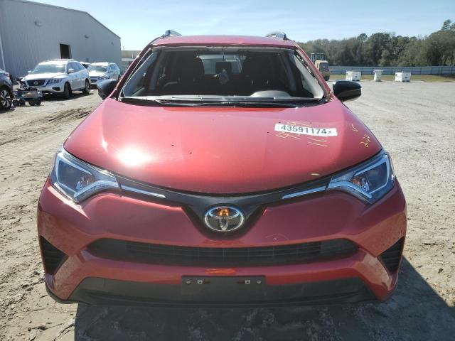 2T3ZFREV9HW345064 - 2017 TOYOTA RAV4 LE RED photo 5