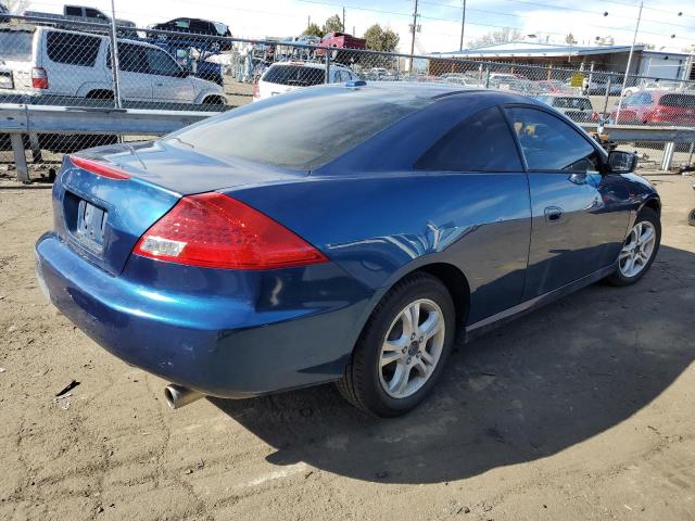 1HGCM72626A023795 - 2006 HONDA ACCORD EX BLUE photo 3