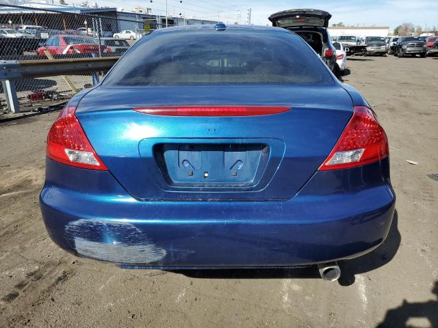 1HGCM72626A023795 - 2006 HONDA ACCORD EX BLUE photo 6