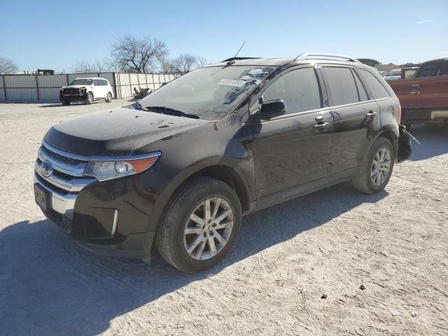 2FMDK3JCXEBA44255 - 2014 FORD EDGE SEL BLACK photo 1