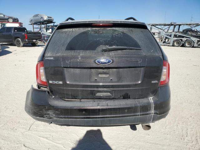 2FMDK3JCXEBA44255 - 2014 FORD EDGE SEL BLACK photo 6