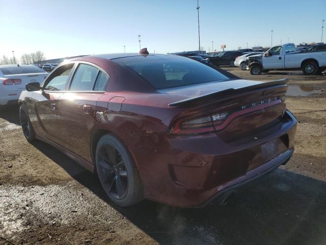 2C3CDXGJ4KH588089 - 2019 DODGE CHARGER SCAT PACK BURGUNDY photo 2