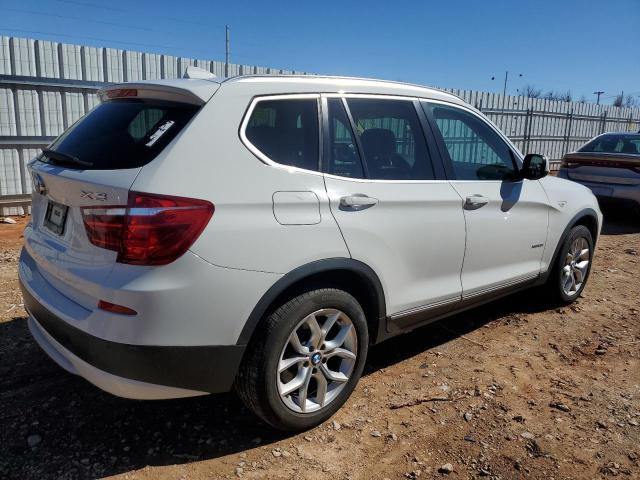 5UXWX7C52BL732944 - 2011 BMW X3 XDRIVE35I WHITE photo 3
