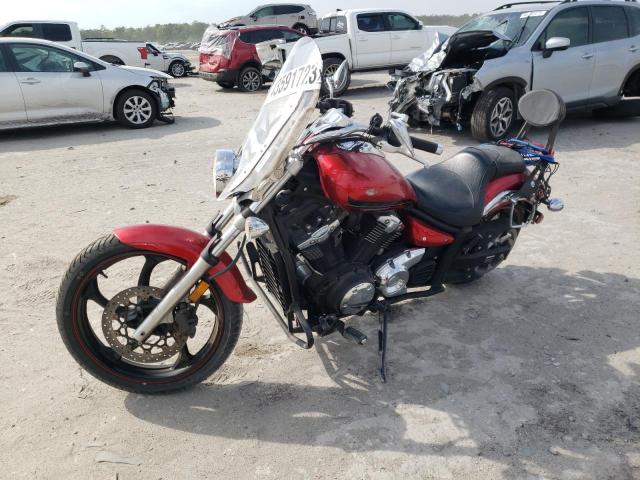 JYAVP33E5EA009543 - 2014 YAMAHA XVS1300 CU RED photo 2