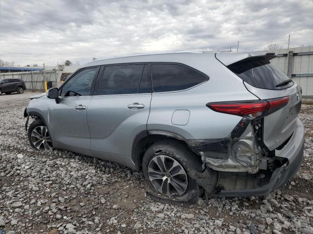 5TDGZRAH6LS030621 - 2020 TOYOTA HIGHLANDER XLE 银色 照片 2