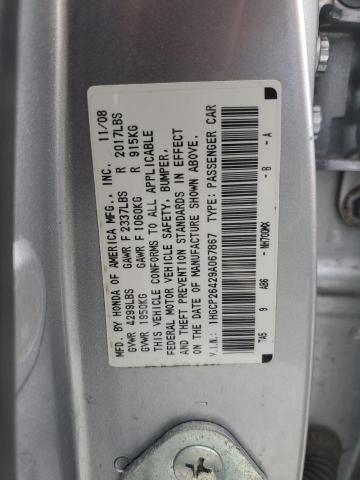 1HGCP26429A067867 - 2009 HONDA ACCORD LXP SILVER photo 13