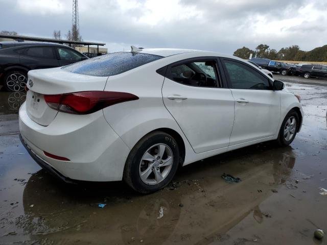 5NPDH4AE3EH500546 - 2014 HYUNDAI ELANTRA SE WHITE photo 3