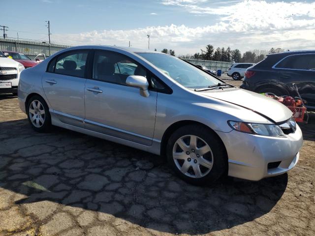 2HGFA1F51AH321351 - 2010 HONDA CIVIC LX SILVER photo 4