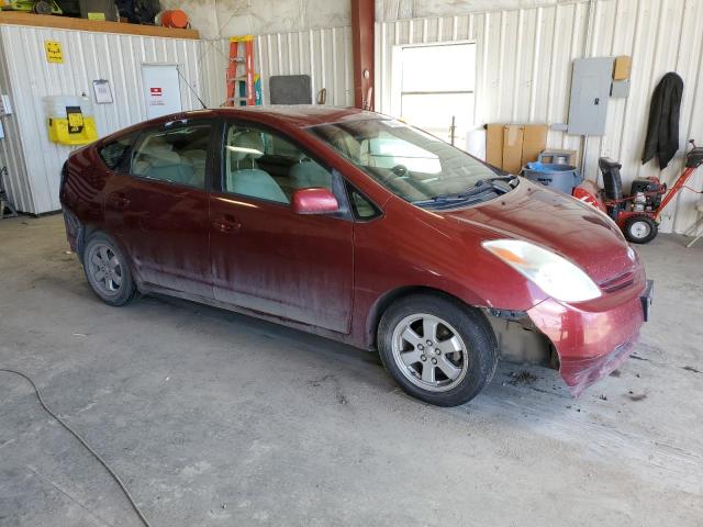 JTDKB22U253069373 - 2005 TOYOTA PRIUS RED photo 4