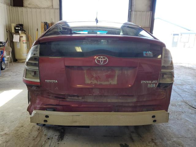 JTDKB22U253069373 - 2005 TOYOTA PRIUS RED photo 6