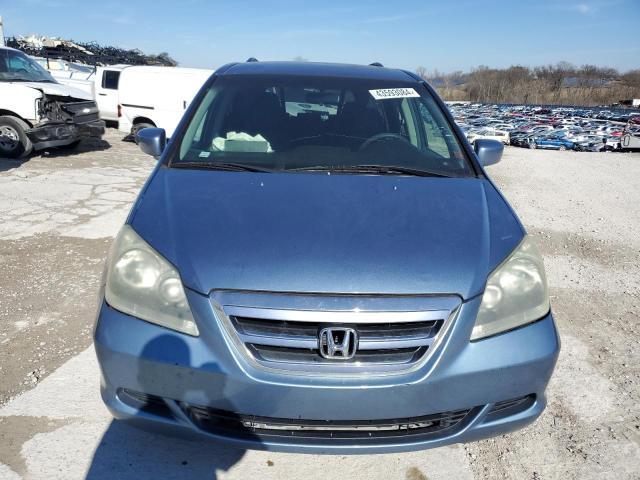 5FNRL38465B027560 - 2005 HONDA ODYSSEY EX BLUE photo 5