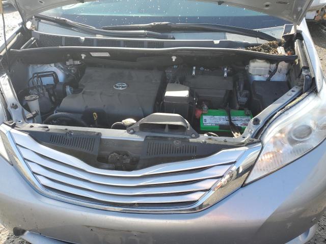 5TDYK3DC9ES454495 - 2014 TOYOTA SIENNA XLE SILVER photo 12