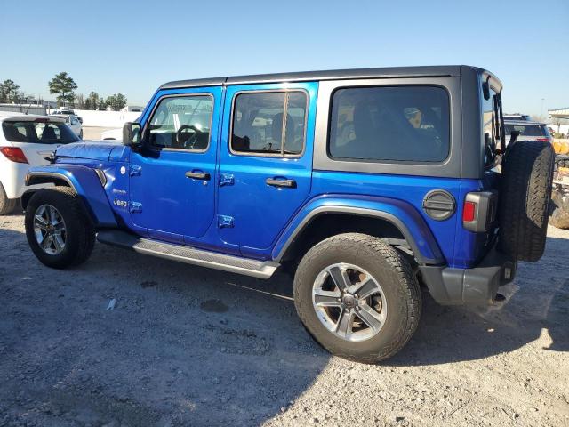 1C4HJXEN1LW216602 - 2020 JEEP WRANGLER U SAHARA BLUE photo 2