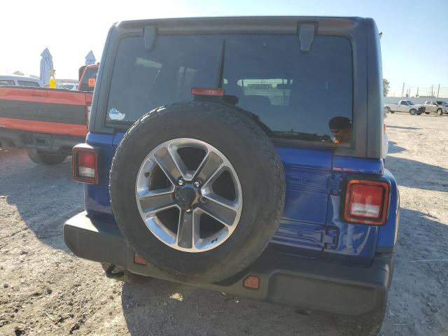 1C4HJXEN1LW216602 - 2020 JEEP WRANGLER U SAHARA BLUE photo 6