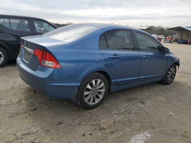 2HGFA16979H360315 - 2009 HONDA CIVIC EXL ლურჯი ფოტო 3