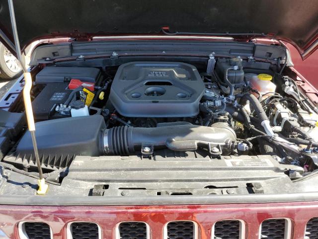 1C4HJXEN1NW176427 - 2022 JEEP WRANGLER U SAHARA BURGUNDY photo 11