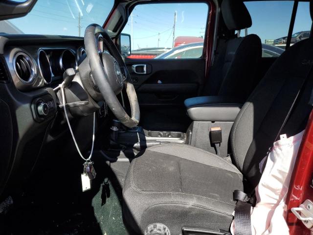 1C4HJXEN1NW176427 - 2022 JEEP WRANGLER U SAHARA BURGUNDY photo 7