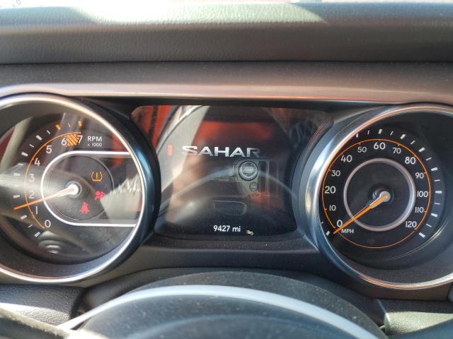 1C4HJXEN1NW176427 - 2022 JEEP WRANGLER U SAHARA BURGUNDY photo 9