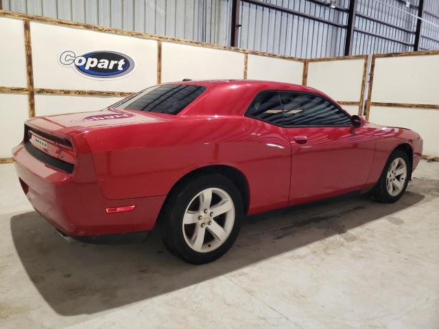 2C3CDYAG8CH130642 - 2012 DODGE CHALLENGER SXT RED photo 3