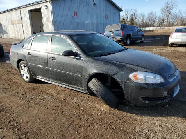 2G1WB5E3XD1172673 - 2013 CHEVROLET IMPALA LT BLACK photo 4