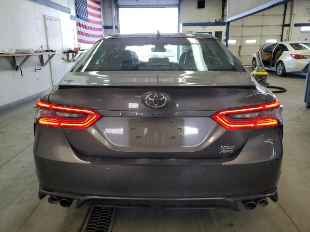 4T1K61BK5NU053445 - 2022 TOYOTA CAMRY XSE GRAY photo 6