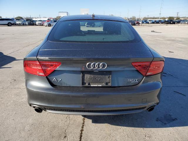 WAU2GAFC0CN122132 - 2012 AUDI A7 PRESTIGE GRAY photo 6