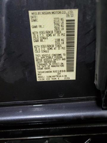 5N1AR1NB0BC601898 - 2011 NISSAN PATHFINDER S 石墨色 照片 14