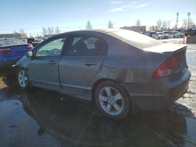 2HGFA16988H108913 - 2008 HONDA CIVIC EXL ნაცრისფერი ფოტო 2