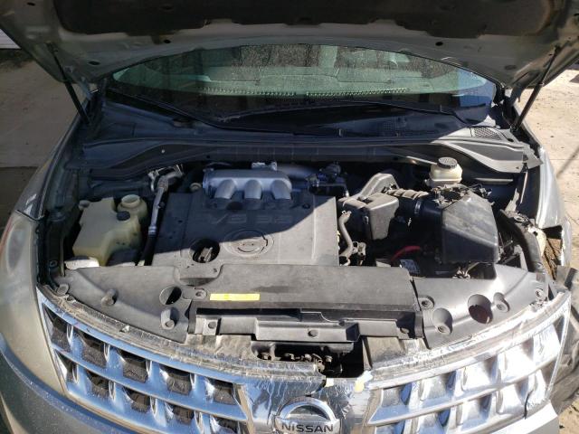 JN8AZ08W16W519684 - 2006 NISSAN MURANO SL SILVER photo 12