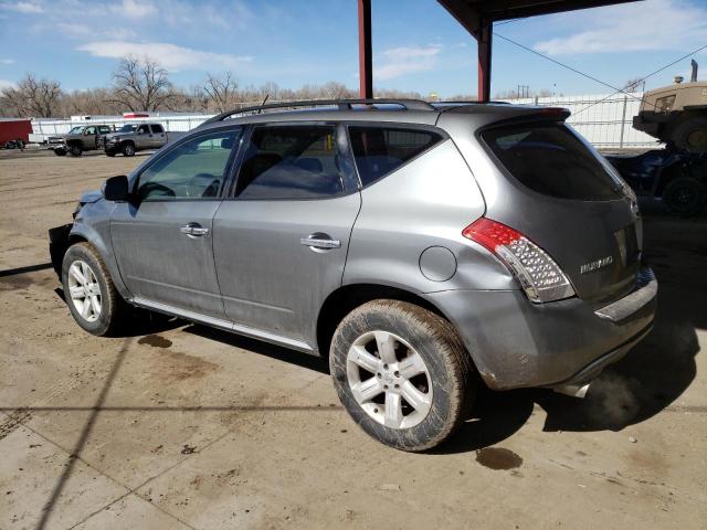 JN8AZ08W16W519684 - 2006 NISSAN MURANO SL SILVER photo 2