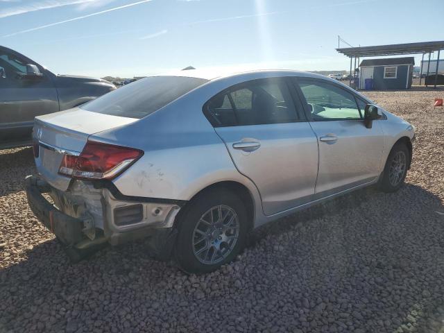 19XFB2F51DE027661 - 2013 HONDA CIVIC LX SILVER photo 3