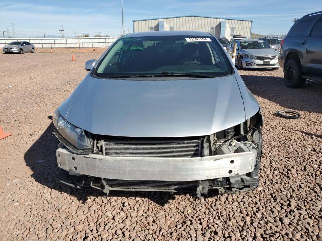 19XFB2F51DE027661 - 2013 HONDA CIVIC LX SILVER photo 5